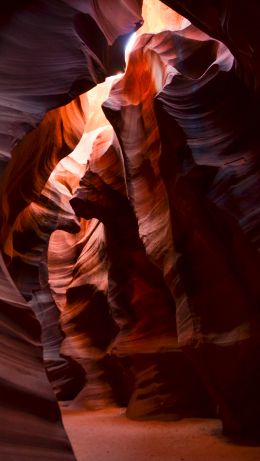 Antelope Canyon, Arizona, USA Wallpaper 640x1136