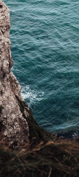 Etretat, France, cliff Wallpaper 1080x2400