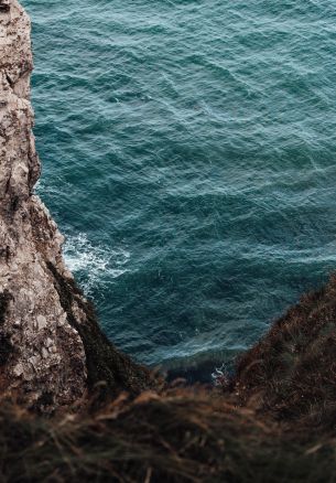 Etretat, France, cliff Wallpaper 1640x2360