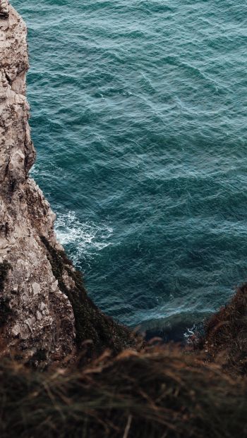 Etretat, France, cliff Wallpaper 640x1136