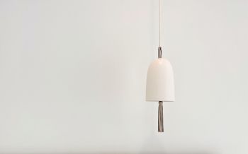 white interior, white lamp Wallpaper 2560x1600