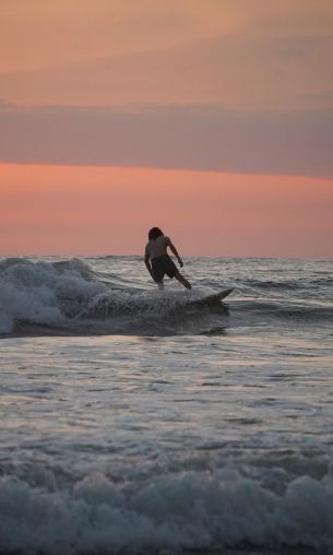 sea, surfer, rest Wallpaper 1200x2000