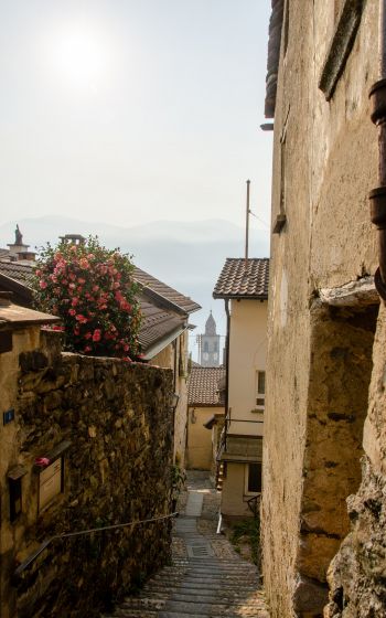 Ascona, Switzerland, city Wallpaper 800x1280