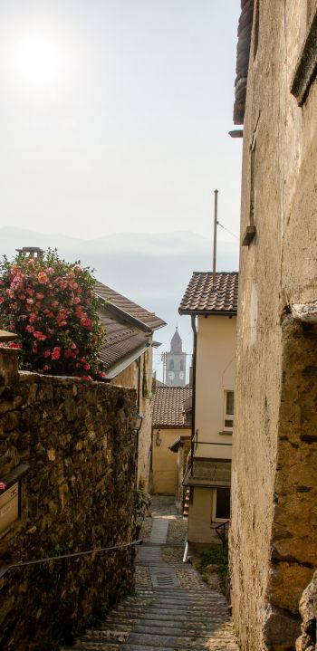 Ascona, Switzerland, city Wallpaper 1440x2960