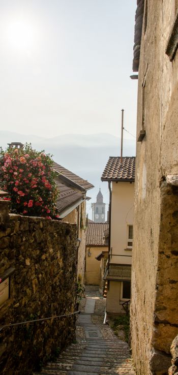 Ascona, Switzerland, city Wallpaper 1080x2280