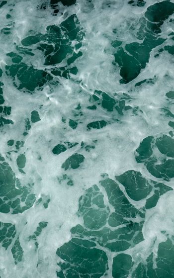 water, waves, foam Wallpaper 1752x2800