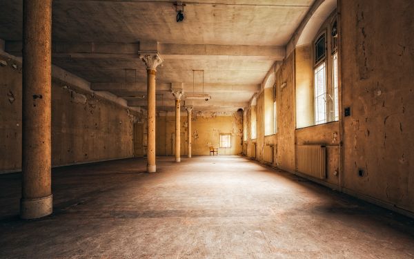 room, abandoned building Wallpaper 2560x1600
