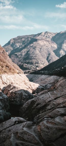 Switzerland, mountains Wallpaper 1440x3200