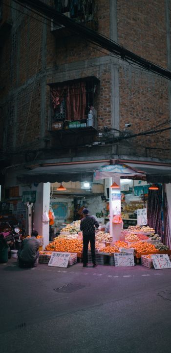 market, food market Wallpaper 1080x2220