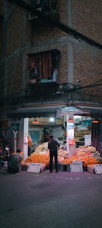 market, food market Wallpaper 1080x2400