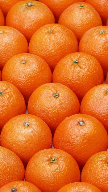 Обои 640x1136 апельсин, фрукт, оранжевые обои