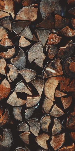 firewood, wood Wallpaper 720x1440