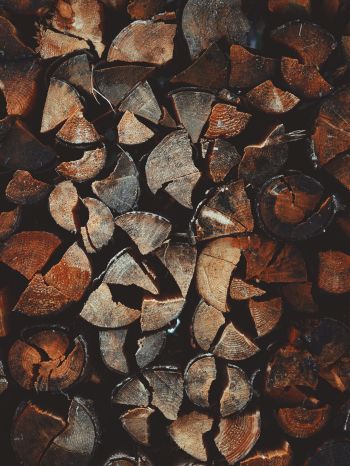 firewood, wood Wallpaper 1620x2160