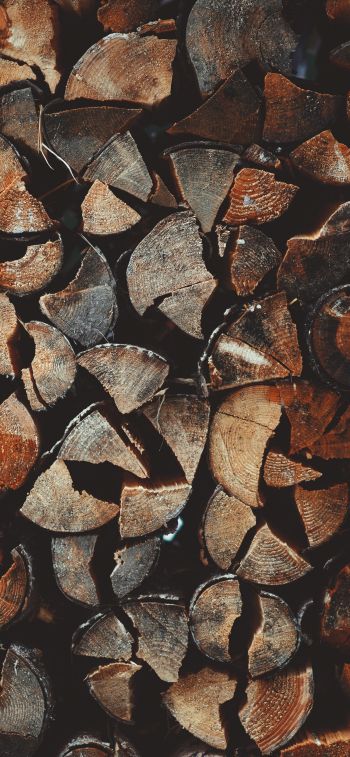 firewood, wood Wallpaper 1242x2688