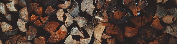 firewood, wood Wallpaper 1590x400