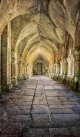 castle, corridor Wallpaper 600x1024