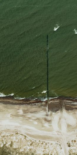sea, drone photo Wallpaper 720x1440