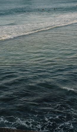 sea, waves, splashing waves Wallpaper 600x1024