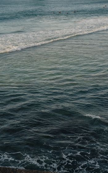 sea, waves, splashing waves Wallpaper 1752x2800