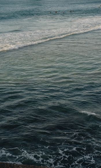 sea, waves, splashing waves Wallpaper 1200x2000