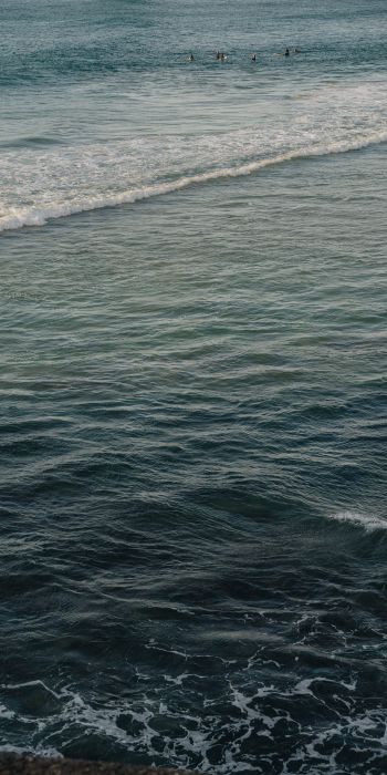 sea, waves, splashing waves Wallpaper 720x1440