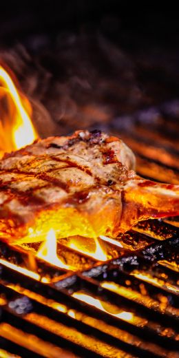 steak, grilled meat Wallpaper 720x1440