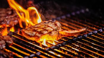 steak, grilled meat Wallpaper 3840x2160