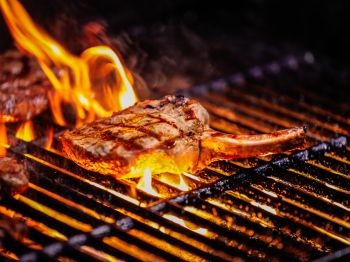 steak, grilled meat Wallpaper 1024x768