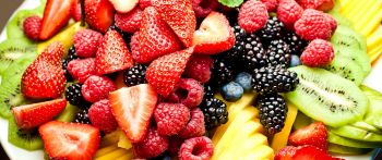 fruit, fruit salad Wallpaper 2560x1080