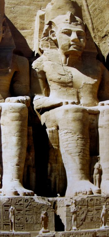 Abu Simbel, Egypt Wallpaper 1080x2340