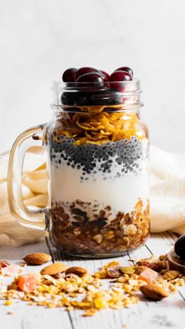 healthy breakfast Wallpaper 640x1136