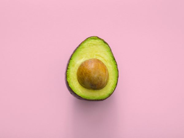 avocado, fruit, pink wallpaper Wallpaper 1024x768