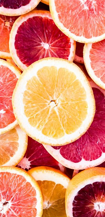 citrus, grapefruit, orange Wallpaper 1080x2220