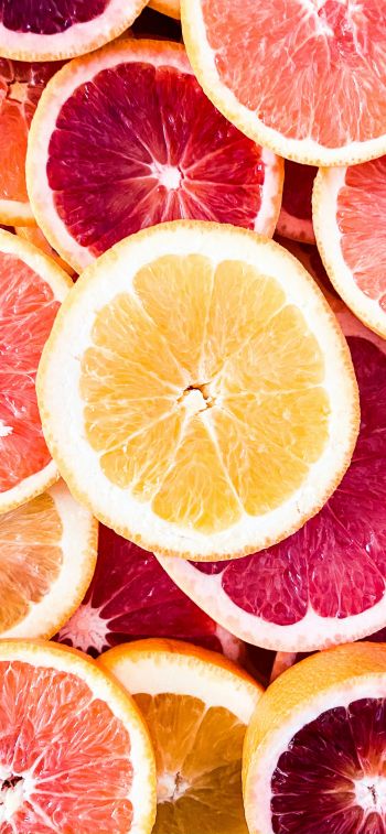 citrus, grapefruit, orange Wallpaper 1125x2436