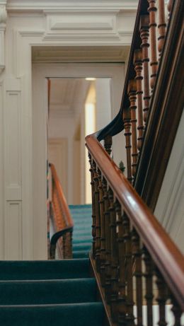 staircase, railing Wallpaper 640x1136