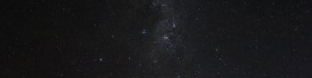 night sky, silhouette Wallpaper 1590x400