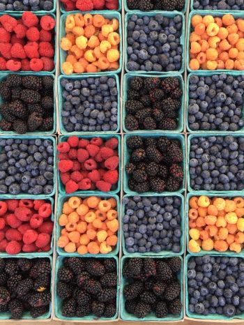 berry, blackberry, strawberry Wallpaper 1668x2224