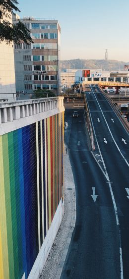 Lisbon, Portugal, wall Wallpaper 1080x2340