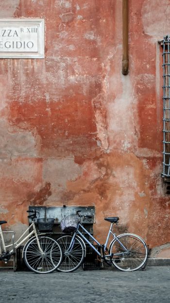 Rome, Italy, bikes Wallpaper 1440x2560