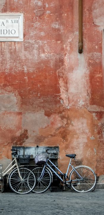Rome, Italy, bikes Wallpaper 1080x2220