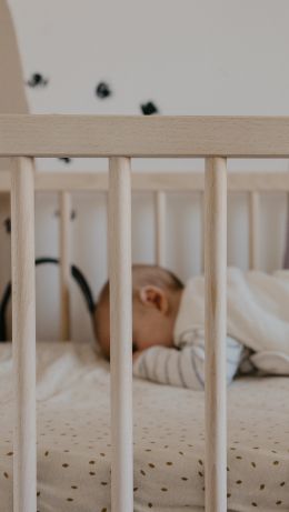 baby, crib Wallpaper 640x1136