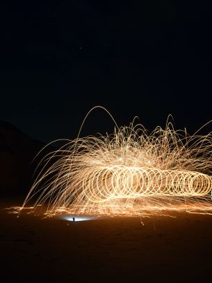 sparks, fireworks Wallpaper 1668x2224