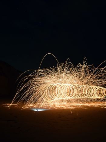 sparks, fireworks Wallpaper 1620x2160