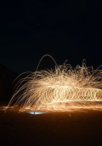 sparks, fireworks Wallpaper 1640x2360
