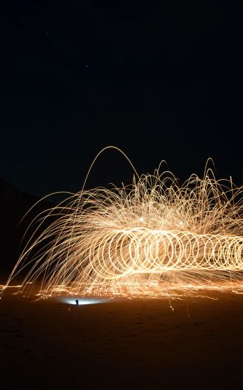 sparks, fireworks Wallpaper 800x1280