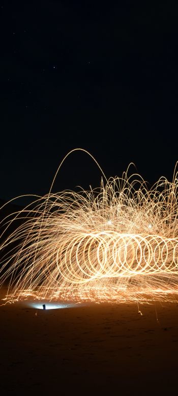 sparks, fireworks Wallpaper 720x1600