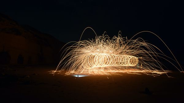 sparks, fireworks Wallpaper 2048x1152