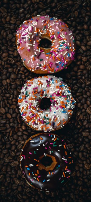 donuts, frosting Wallpaper 1440x3200