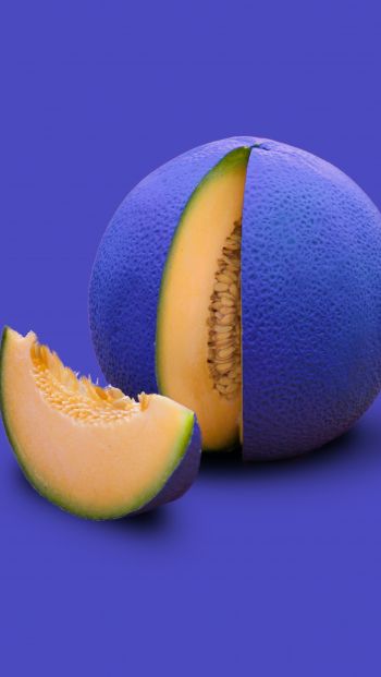 melon, purple wallpaper Wallpaper 640x1136