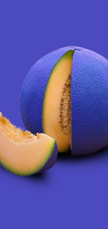 melon, purple wallpaper Wallpaper 1080x2280